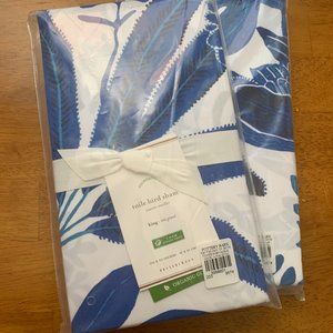 Pottery Barn Toile Bird Sham King Size (2)